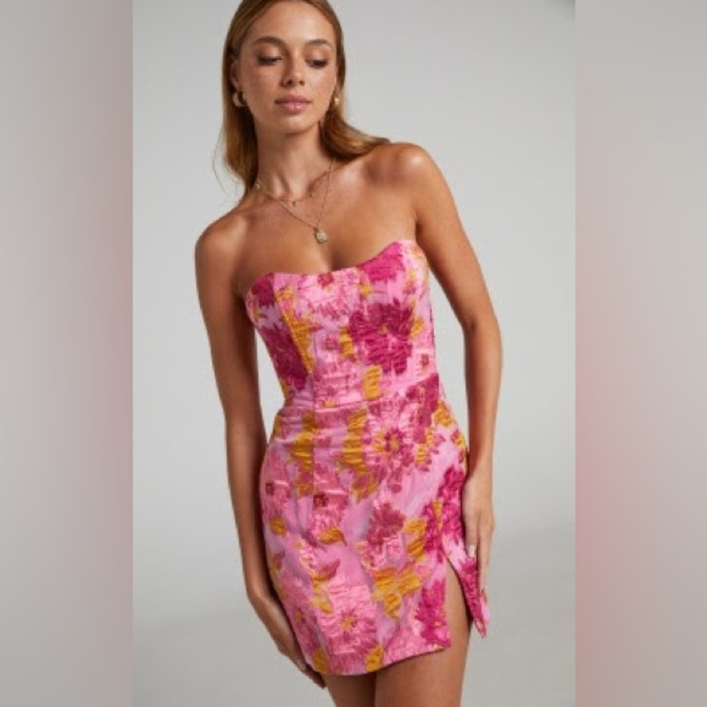 Showpo bailey strapless mini dress